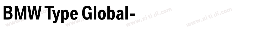 BMW Type Global字体转换